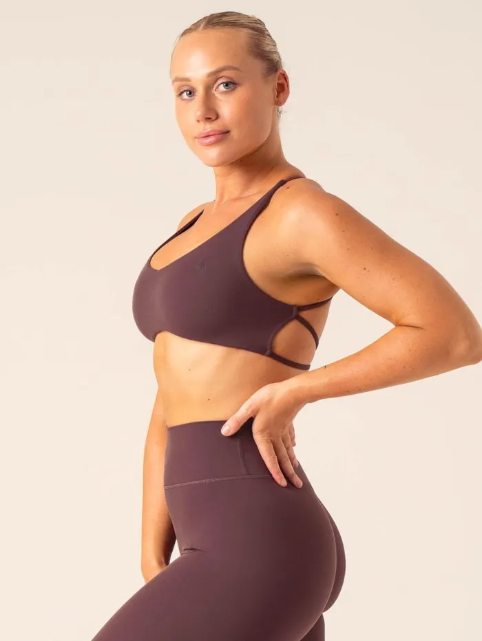 Sports Bras Womens Ryderwear NKD Embody Sports Crop Plum