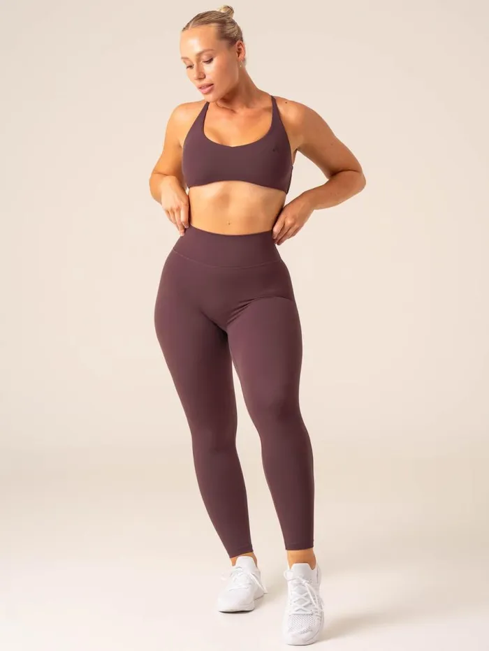 Sports Bras Womens Ryderwear NKD Embody Sports Crop Plum
