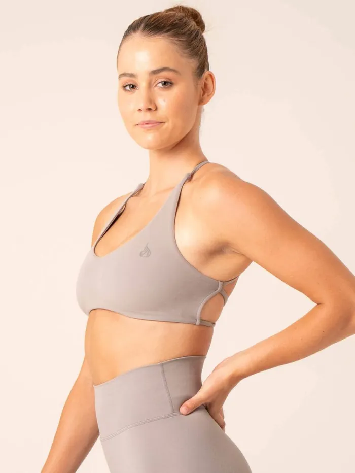 Sports Bras Womens Ryderwear NKD Embody Sports Crop Steel Grey