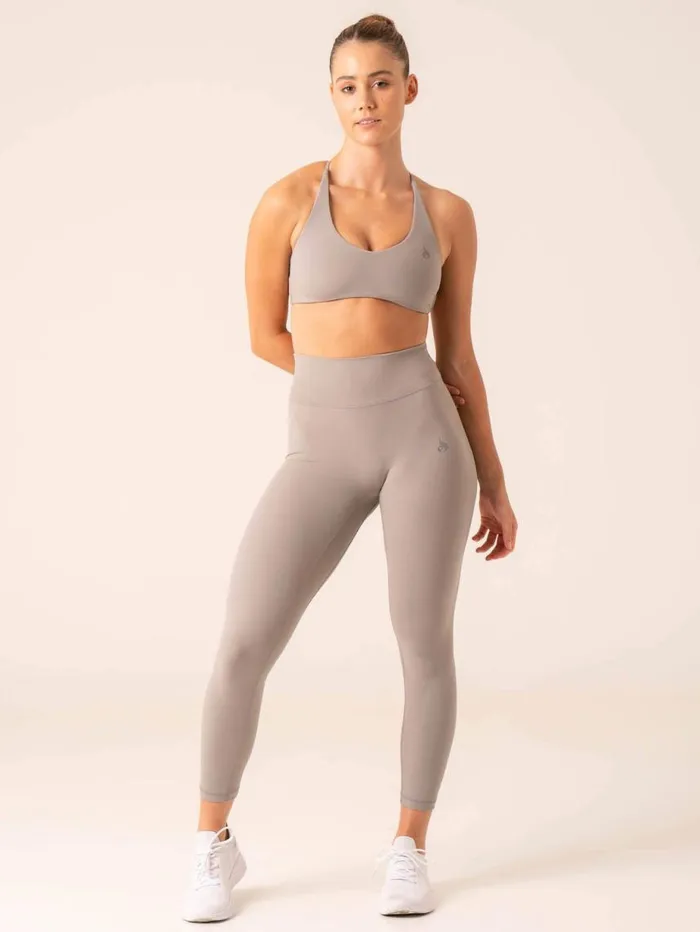 Sports Bras Womens Ryderwear NKD Embody Sports Crop Steel Grey