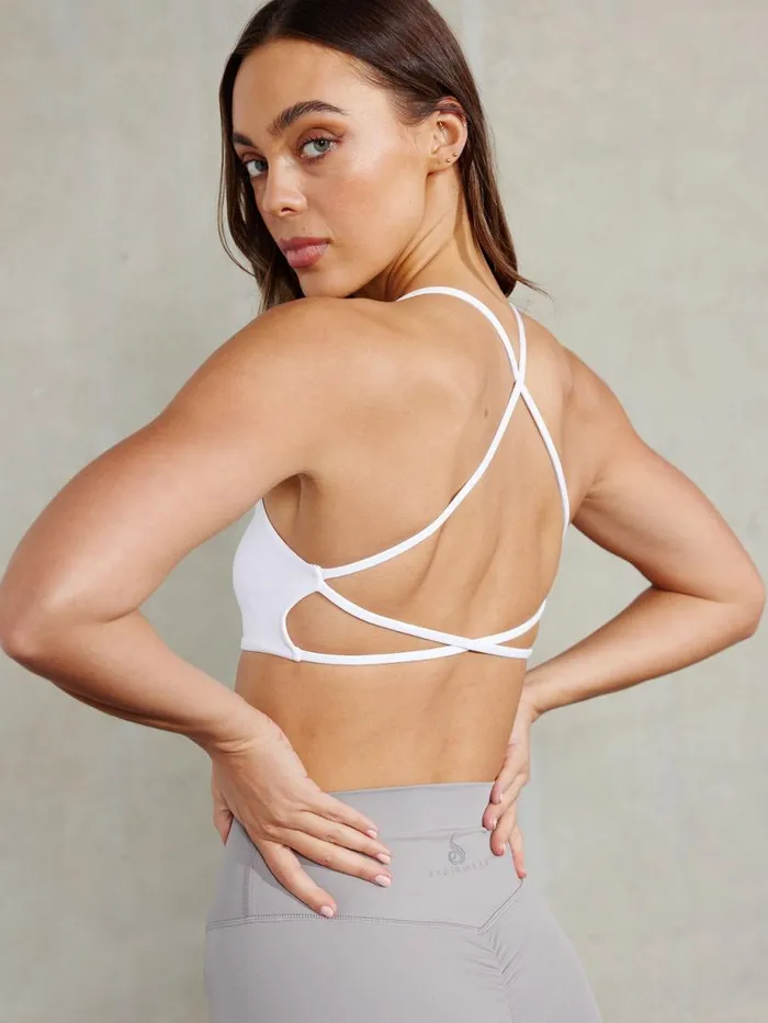 Sports Bras Womens Ryderwear NKD Embody Sports Crop White