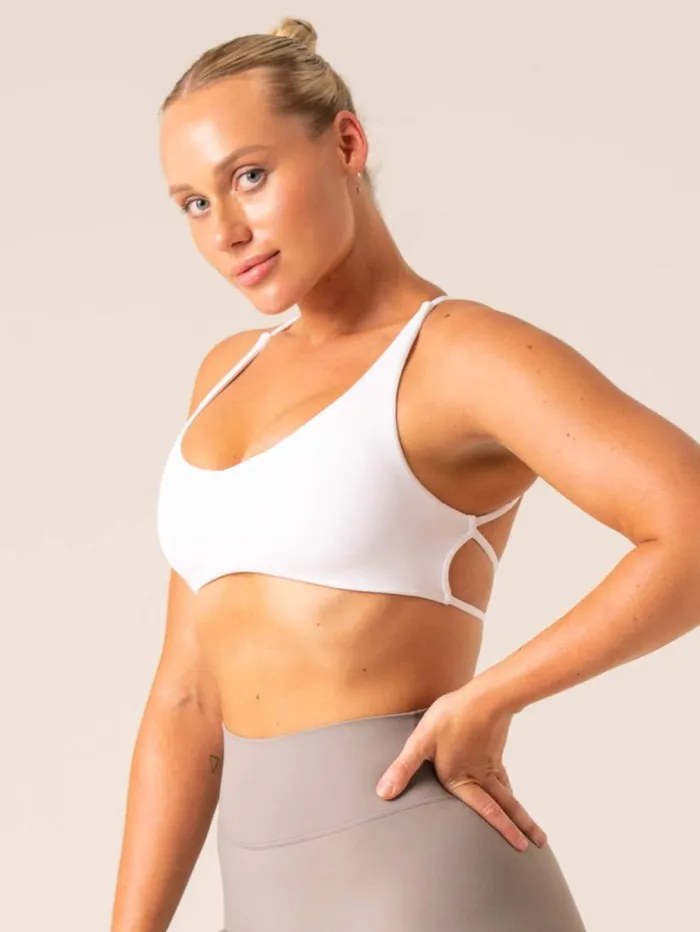 Sports Bras Womens Ryderwear NKD Embody Sports Crop White