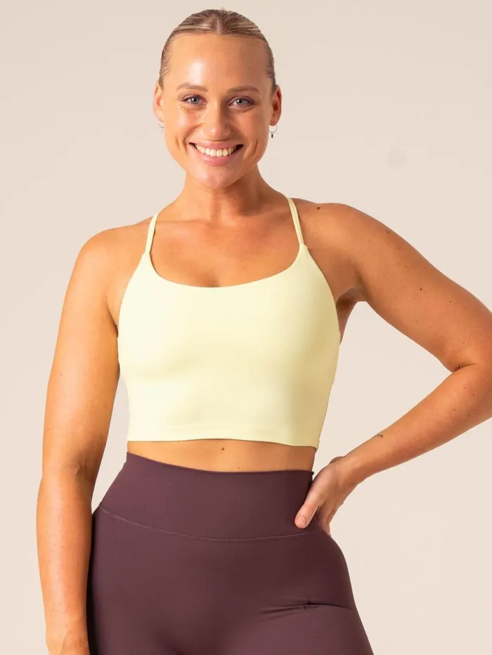 Sports Bras Womens Ryderwear NKD Embody Tank Bra Lemon