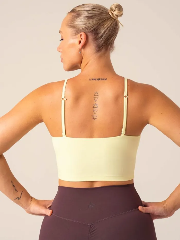 Sports Bras Womens Ryderwear NKD Embody Tank Bra Lemon