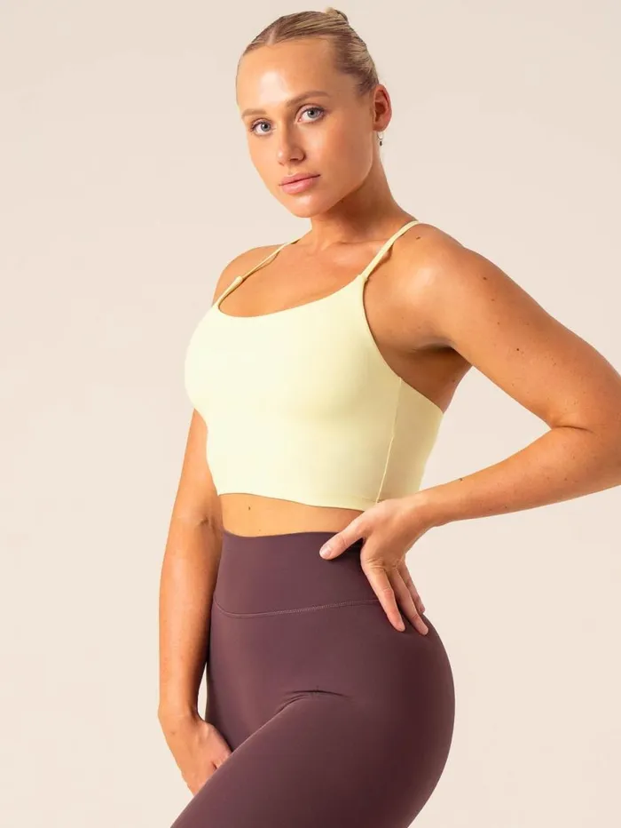 Sports Bras Womens Ryderwear NKD Embody Tank Bra Lemon