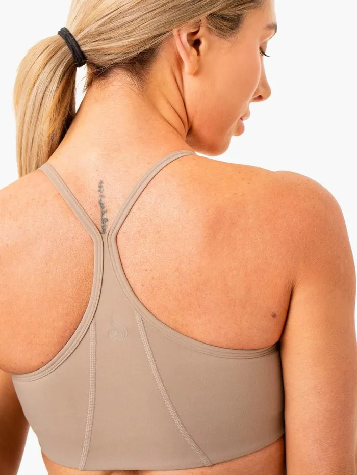Sports Bras Womens Ryderwear NKD Frame Sports Bra Latte