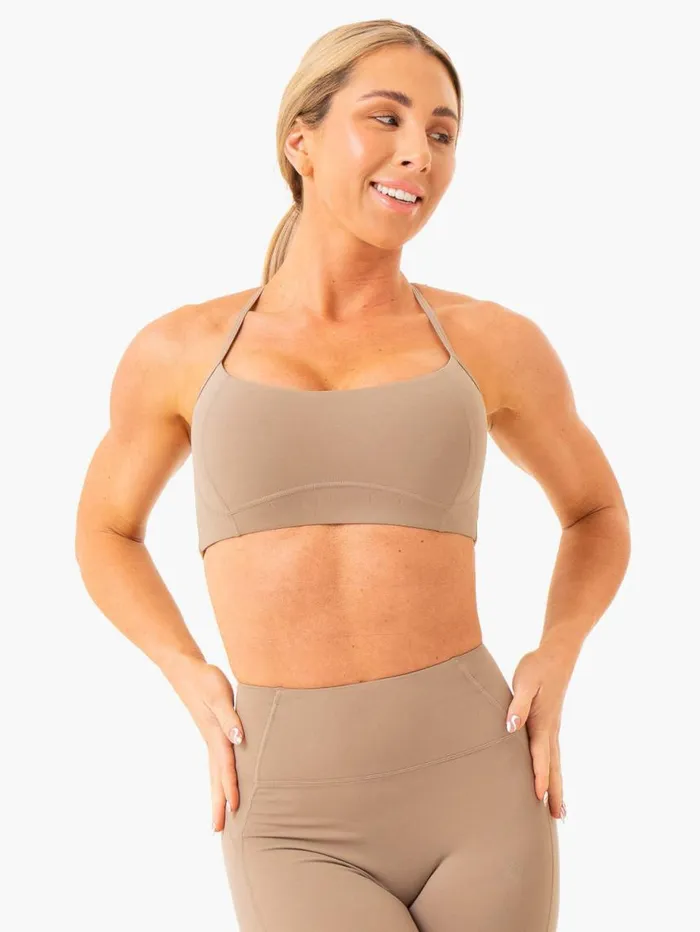 Sports Bras Womens Ryderwear NKD Frame Sports Bra Latte