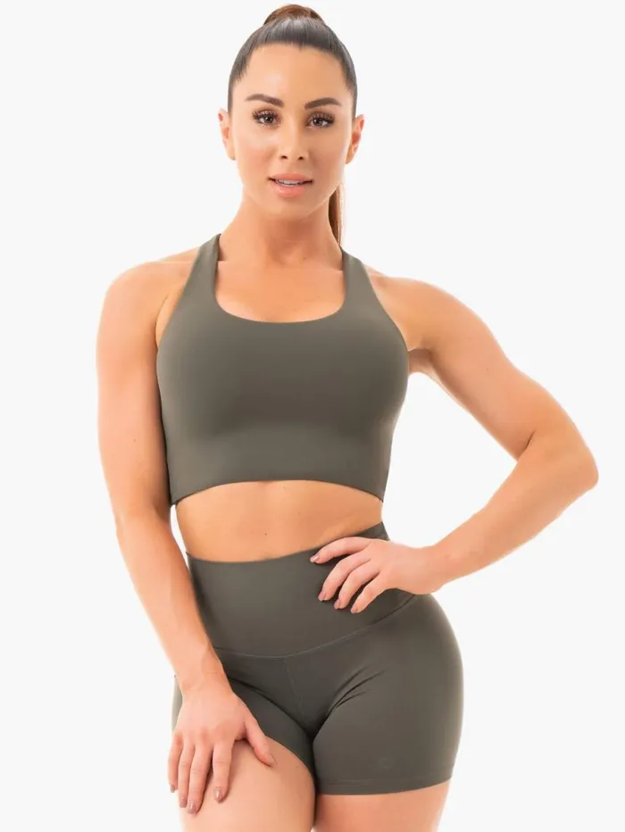 Sports Bras Womens Ryderwear NKD Sports Bra Khaki