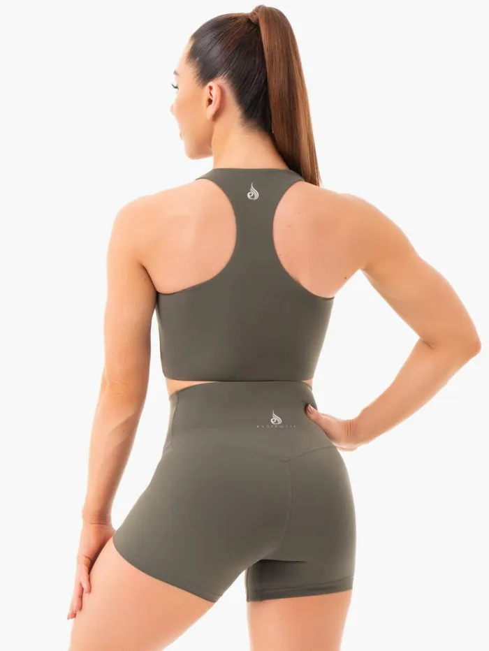 Sports Bras Womens Ryderwear NKD Sports Bra Khaki