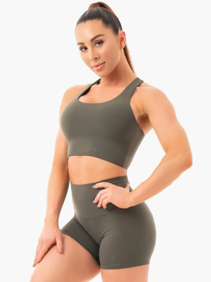 Sports Bras Womens Ryderwear NKD Sports Bra Khaki