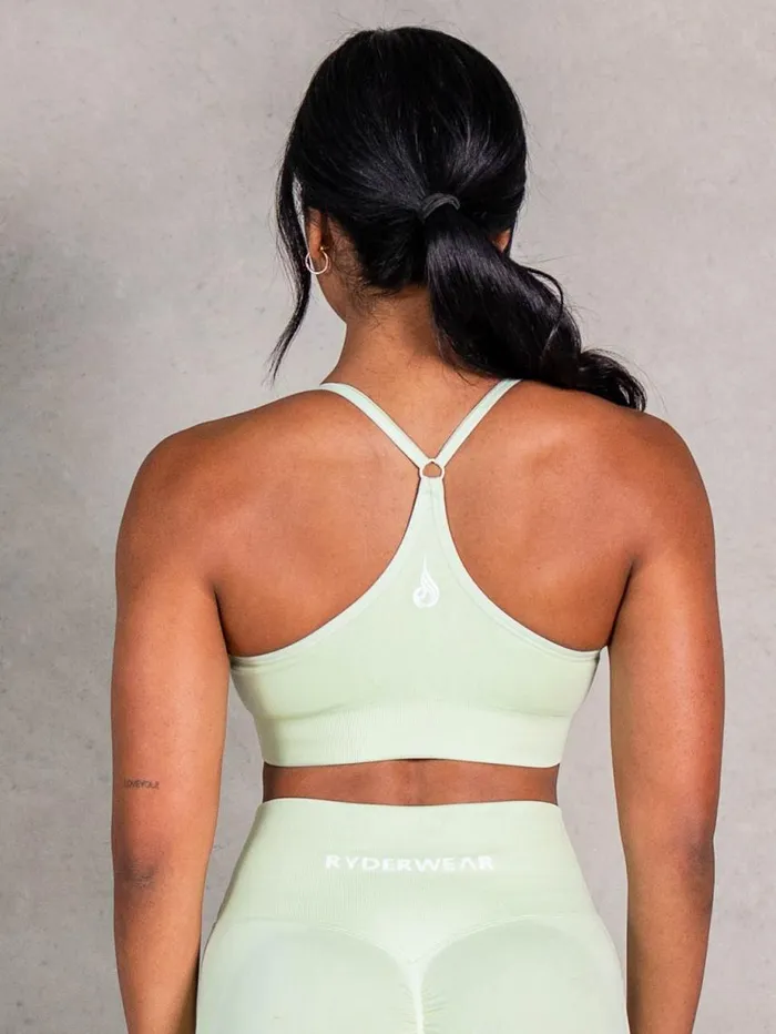 Sports Bras Womens Ryderwear NRG Seamless Sports Bra Matcha