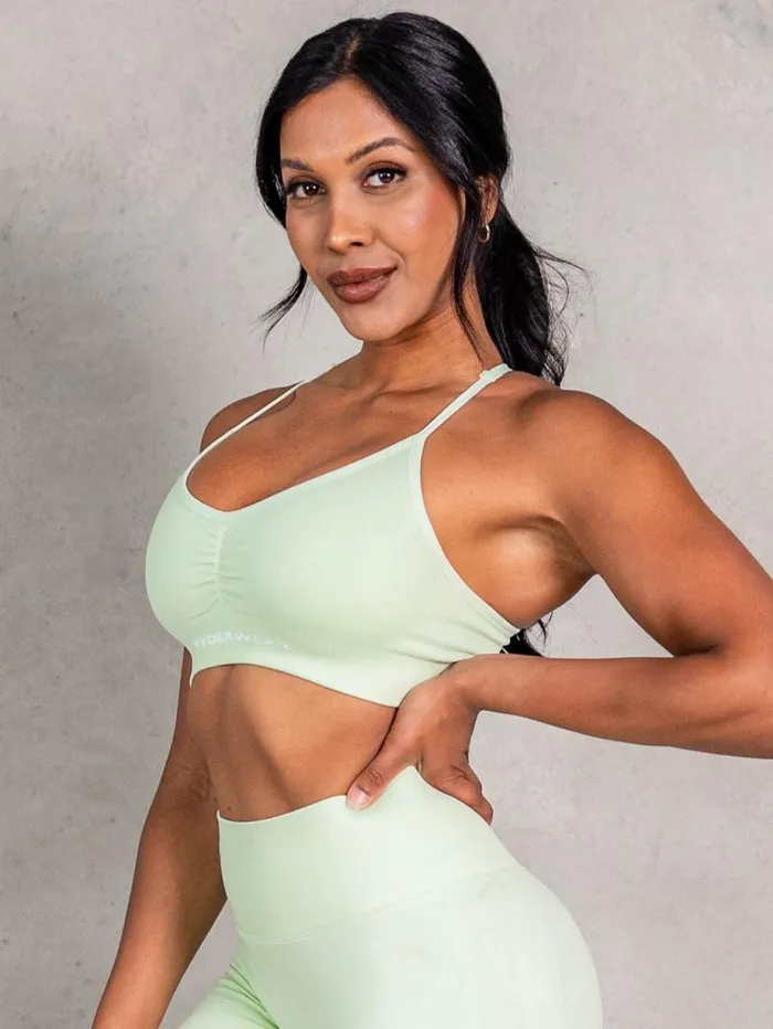 Sports Bras Womens Ryderwear NRG Seamless Sports Bra Matcha