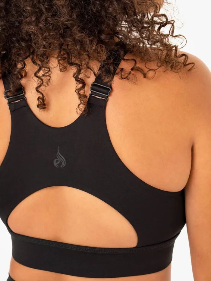 Sports Bras Womens Ryderwear Reset High Impact Sports Bra Black