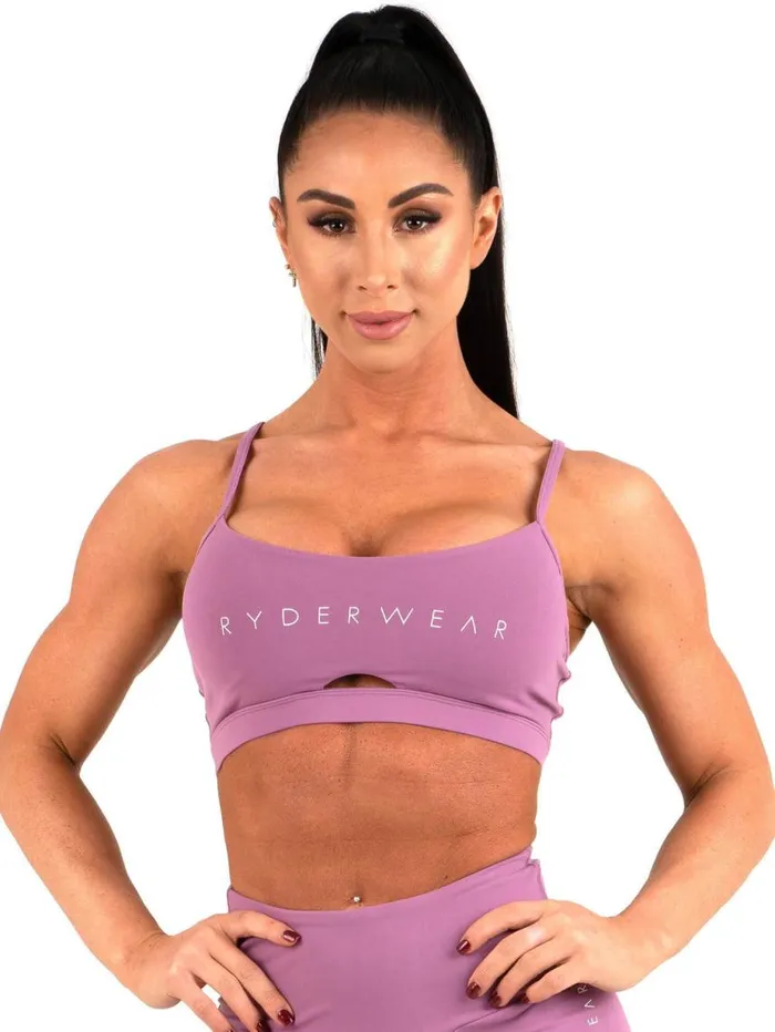 Sports Bras Womens Ryderwear Staples Sports Bra Purple