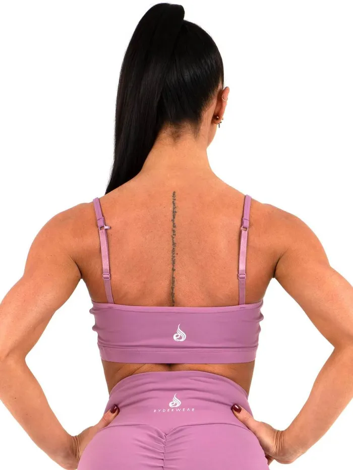 Sports Bras Womens Ryderwear Staples Sports Bra Purple