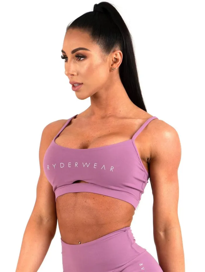 Sports Bras Womens Ryderwear Staples Sports Bra Purple