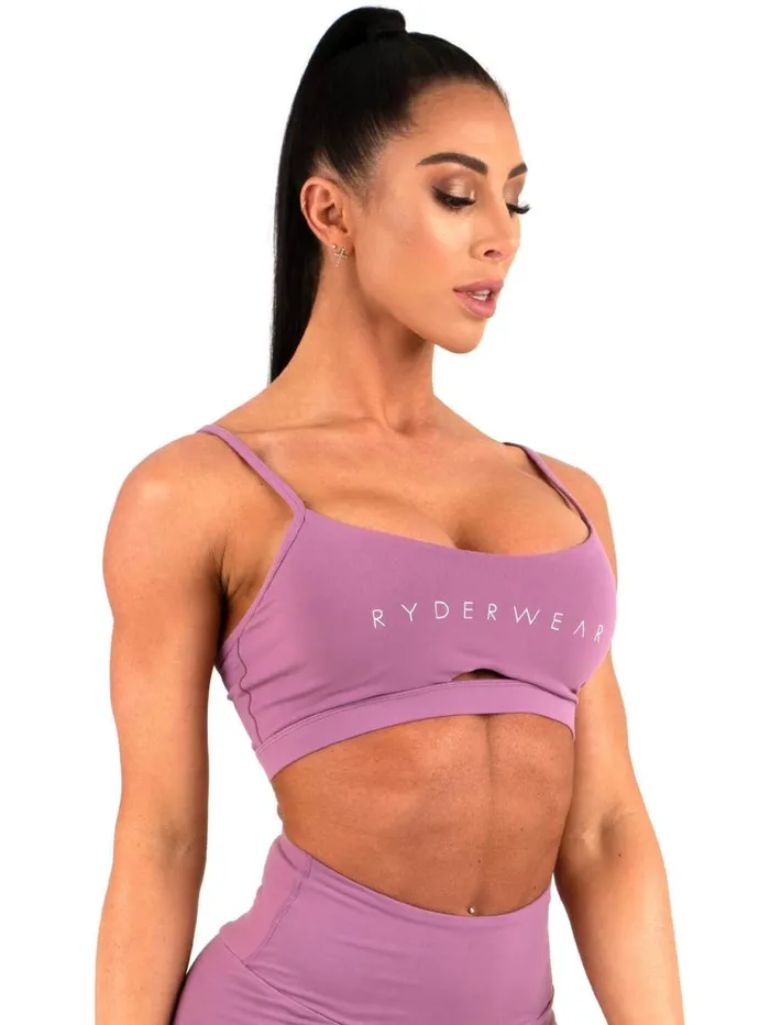 Sports Bras Womens Ryderwear Staples Sports Bra Purple