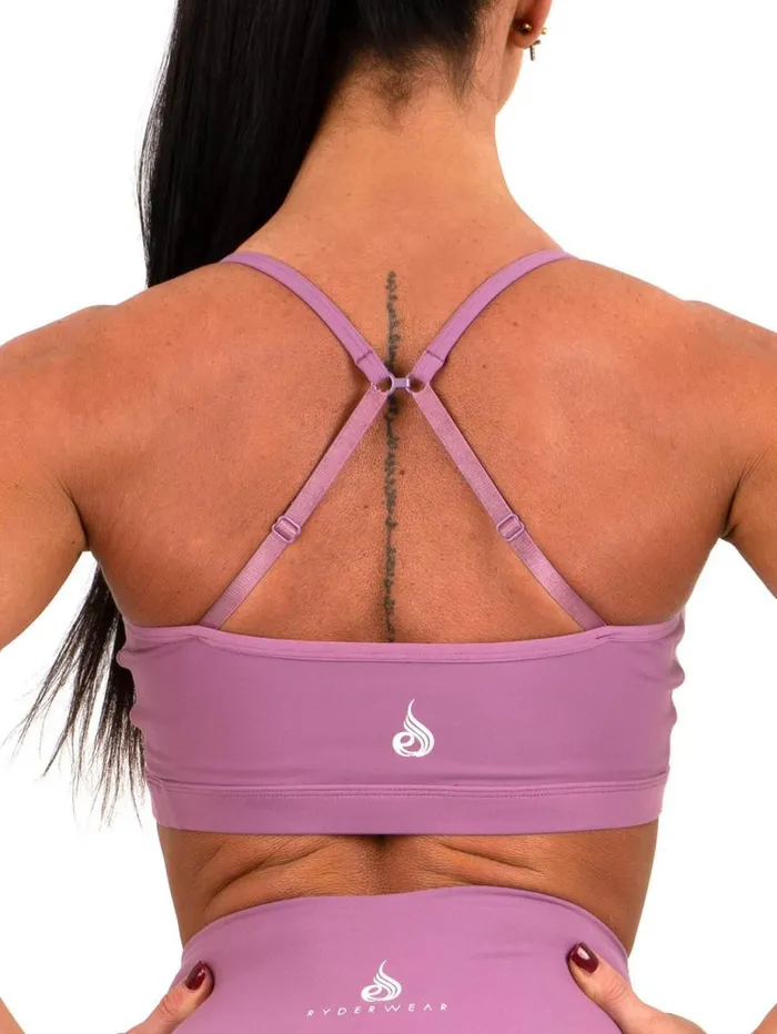 Sports Bras Womens Ryderwear Staples Sports Bra Purple