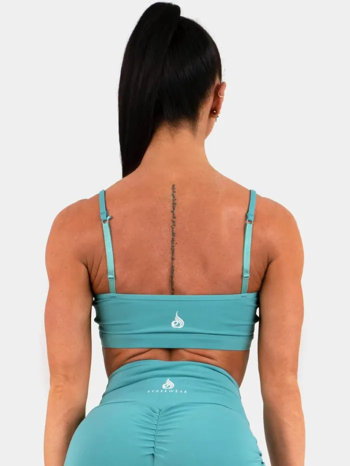 Sports Bras Womens Ryderwear Staples Sports Bra Teal