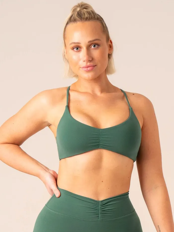Sports Bras Womens Ryderwear Tempo Sports Bra College Green