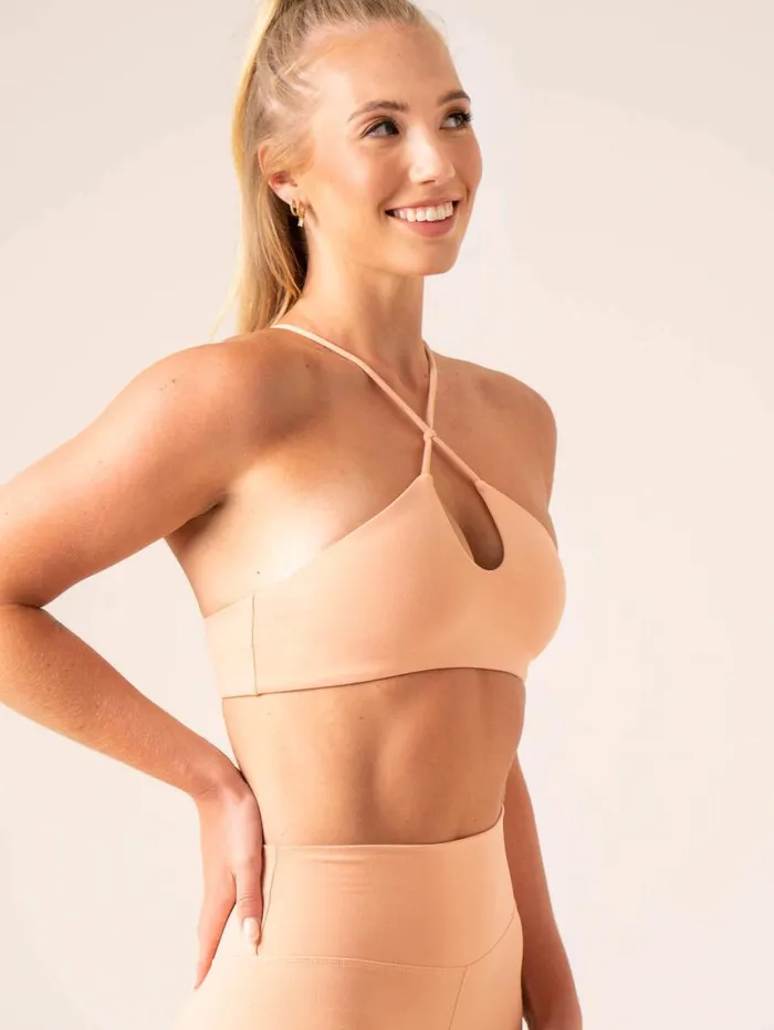Sports Bras Womens Ryderwear Unstoppable Sports Bra Peach