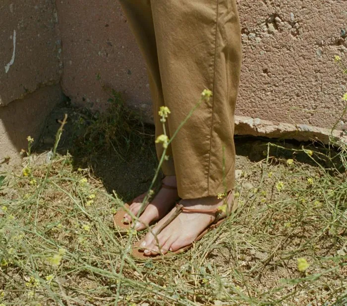 ST MORITZ SANDAL Mixed Brown Leather Shop DEN Footwear