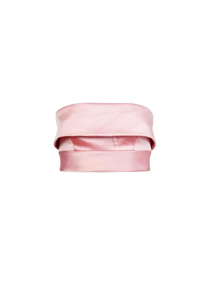 Strapless Bras Lingerie Fleur Du Mal Strapless Top Pink Lady