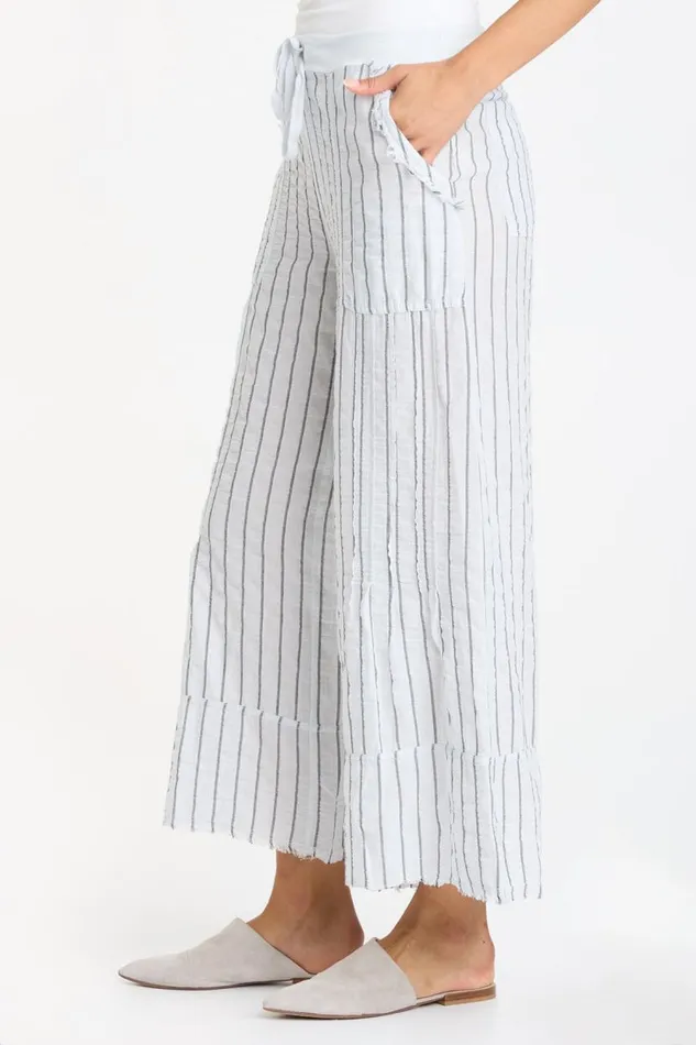 Striped Ace Pant Fantail Pigment Clothing XCVI Crops