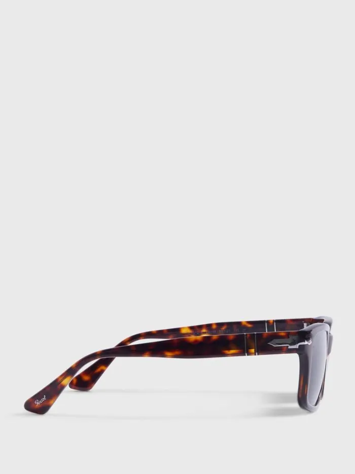 Sunglasses and Eyewear Mens Paul Stuart Persol Havana Sunglasses With Black Lens Brown