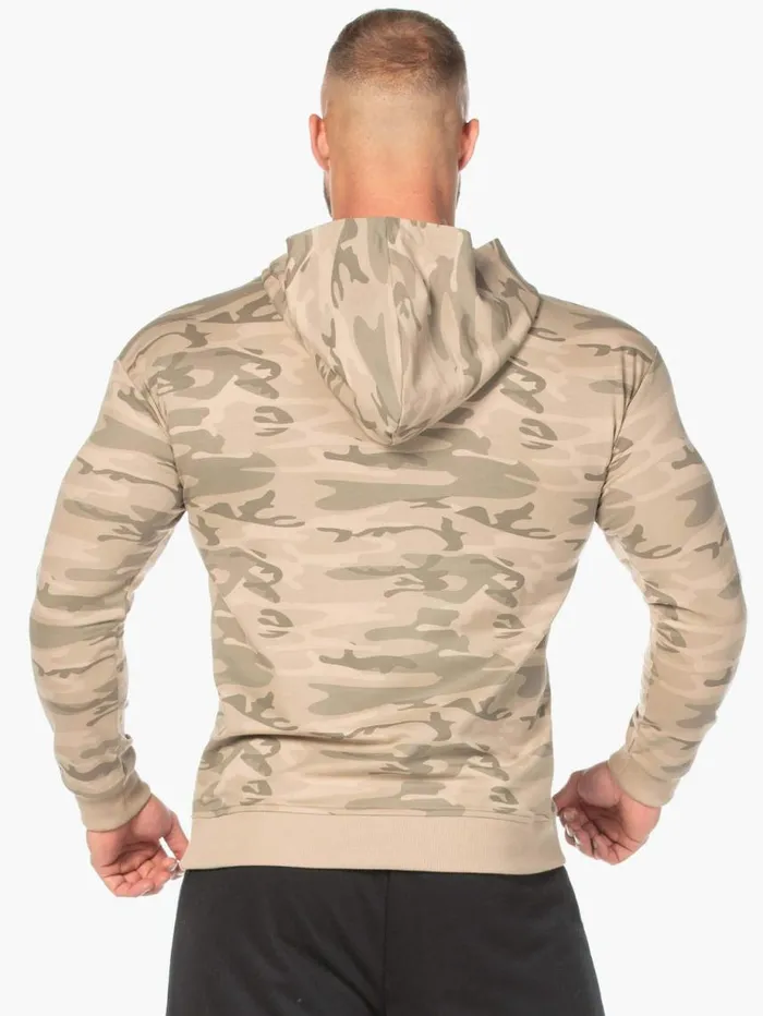 Sweaters and Hoodies Mens Ryderwear Camo Pullover Hoodie Tan Camo