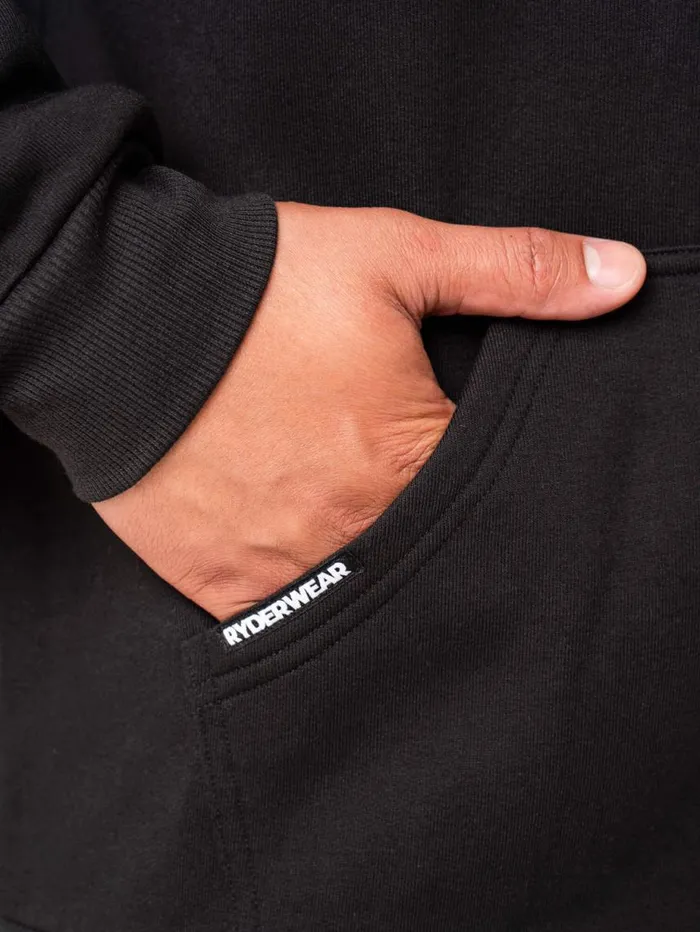 Sweaters and Hoodies Mens Ryderwear Emerge Track Jacket Faded Black