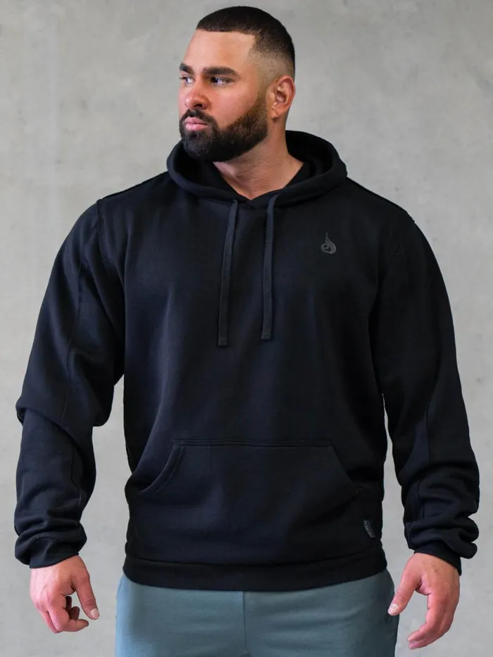 Sweaters and Hoodies Mens Ryderwear Force Pullover Hoodie Black