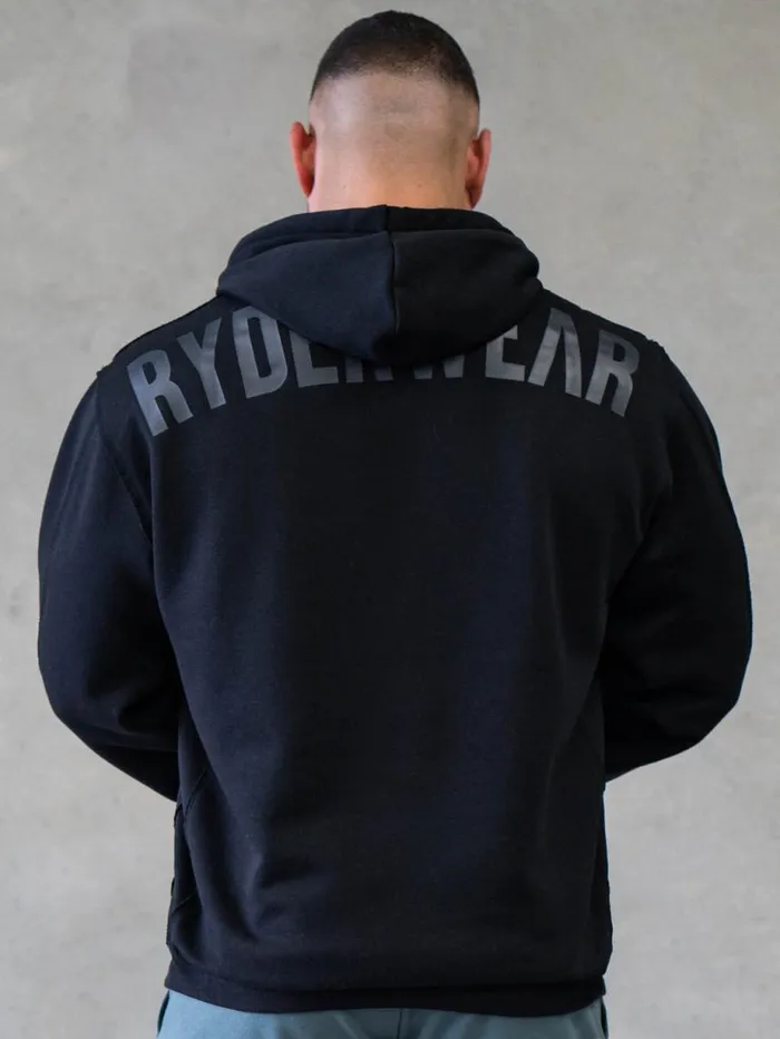 Sweaters and Hoodies Mens Ryderwear Force Pullover Hoodie Black