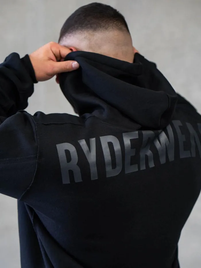 Sweaters and Hoodies Mens Ryderwear Force Pullover Hoodie Black