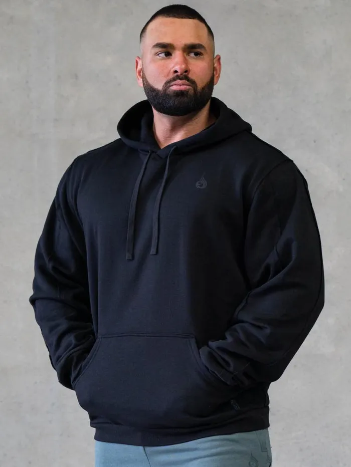 Sweaters and Hoodies Mens Ryderwear Force Pullover Hoodie Black