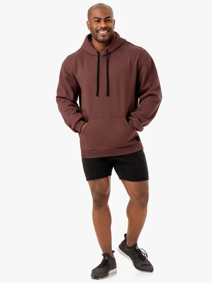 Sweaters and Hoodies Mens Ryderwear Force Pullover Hoodie Brick