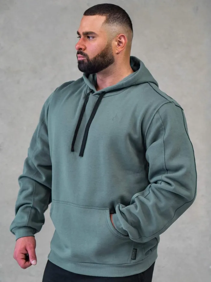 Sweaters and Hoodies Mens Ryderwear Force Pullover Hoodie Fern Green