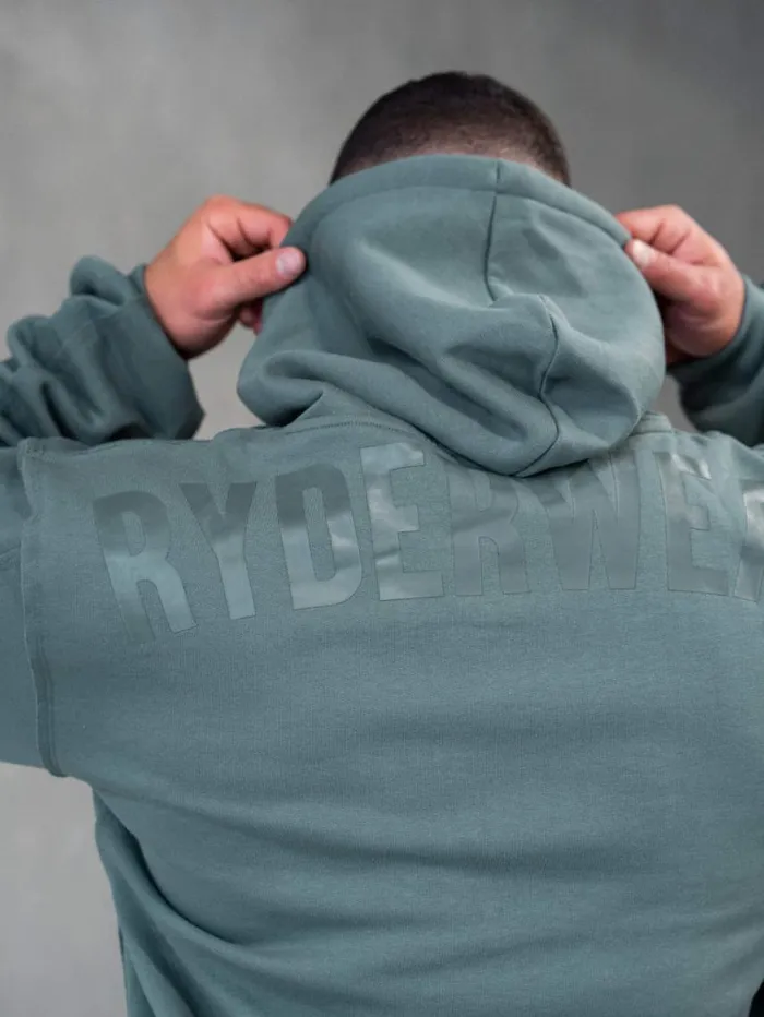Sweaters and Hoodies Mens Ryderwear Force Pullover Hoodie Fern Green