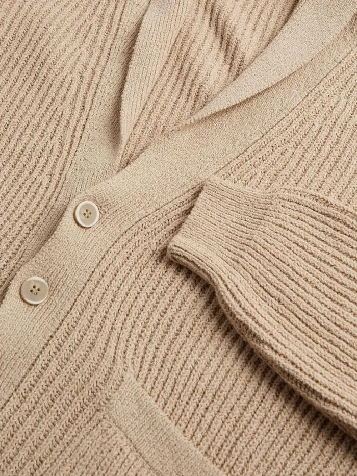 Sweaters Mens Paul Stuart Button Front Cardigan Tan