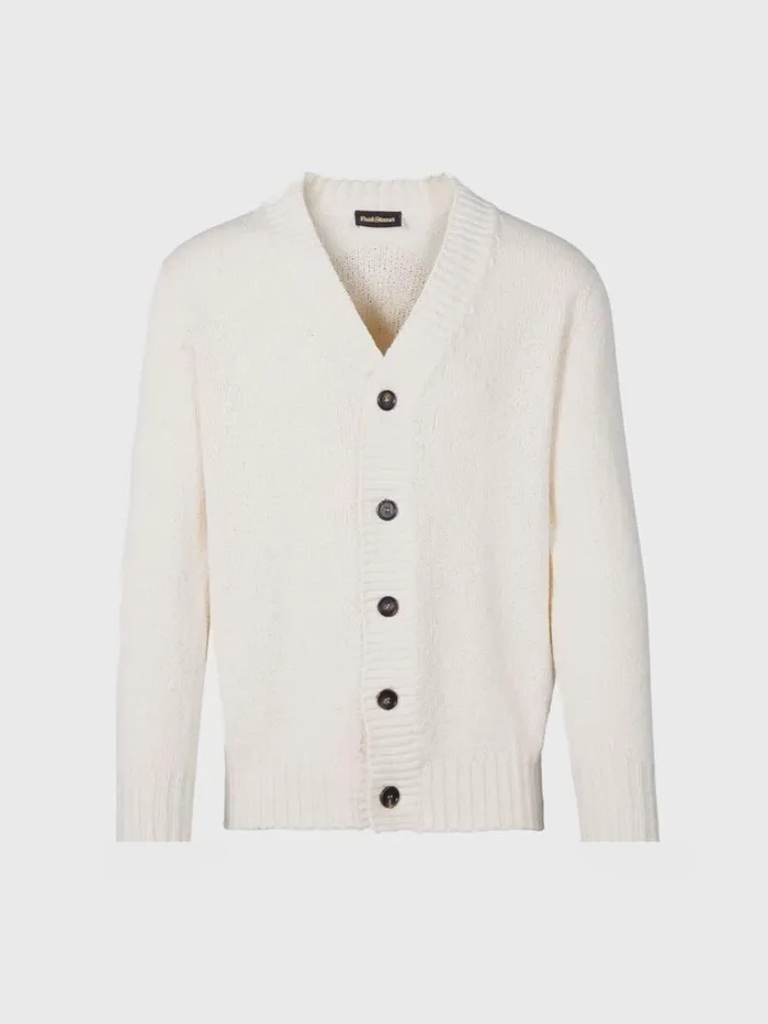 Sweaters Mens Paul Stuart Cotton Button Front Cardigan Sand