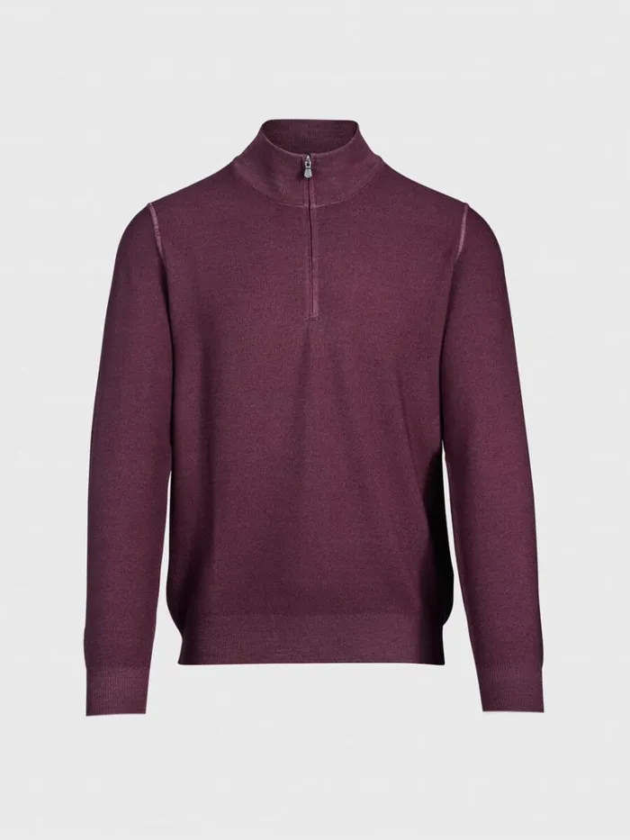 Sweaters Mens Paul Stuart Merino Wool Rice Stitch Quarter Zip Sweater Mandarin Sweaters Mens Paul Stuart Merino Wool Rice Stitch Quarter Zip Sweater Mandarin