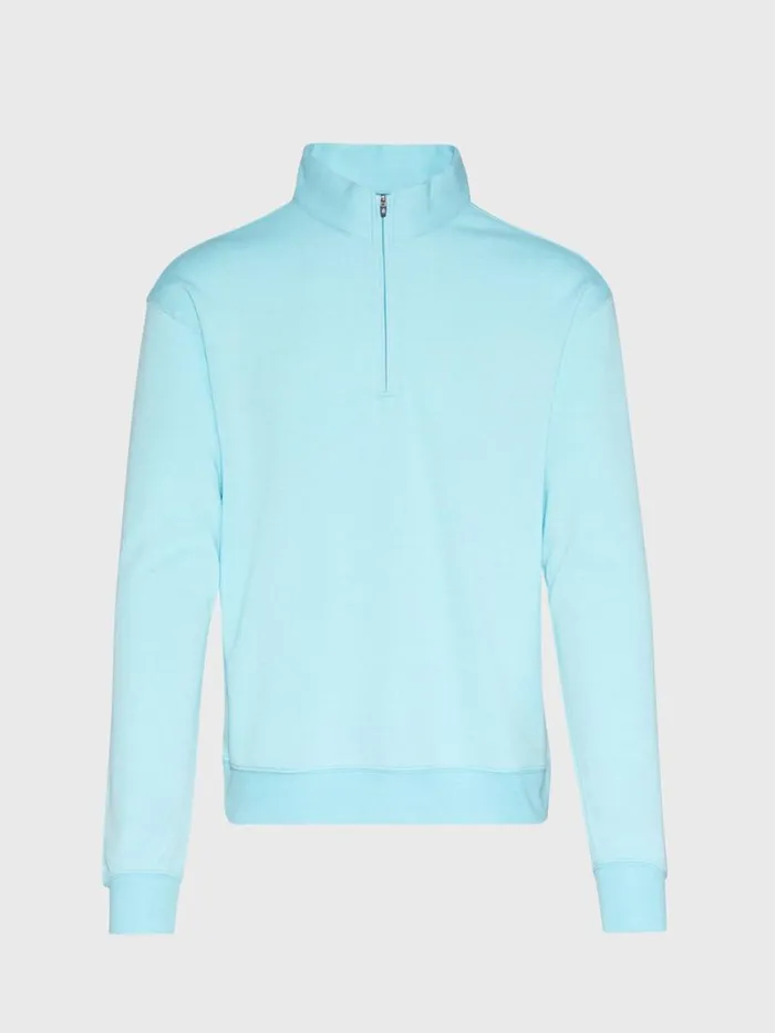 Sweaters Mens Paul Stuart Quarter Zip Performance Pullover Bright Green