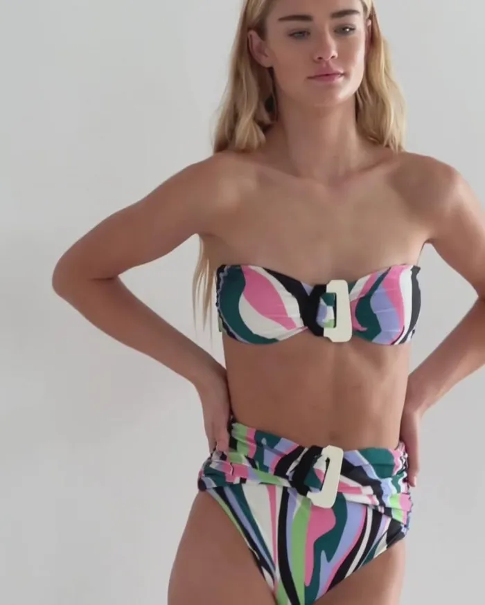 Swim DELOS BANDEAU BIKINI TOP FINAL SALE PatBO Bikinis