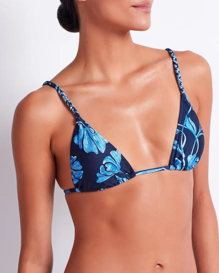 Swim Nightflower Braided Bikini Top FINAL SALE PatBO Bikinis