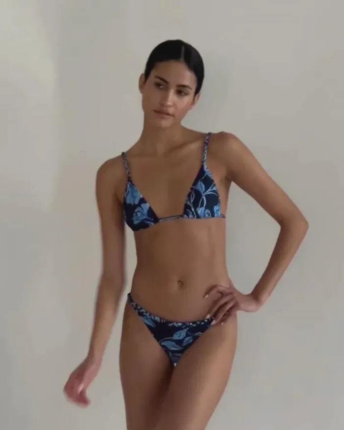 Swim Nightflower Braided Bikini Top FINAL SALE PatBO Bikinis