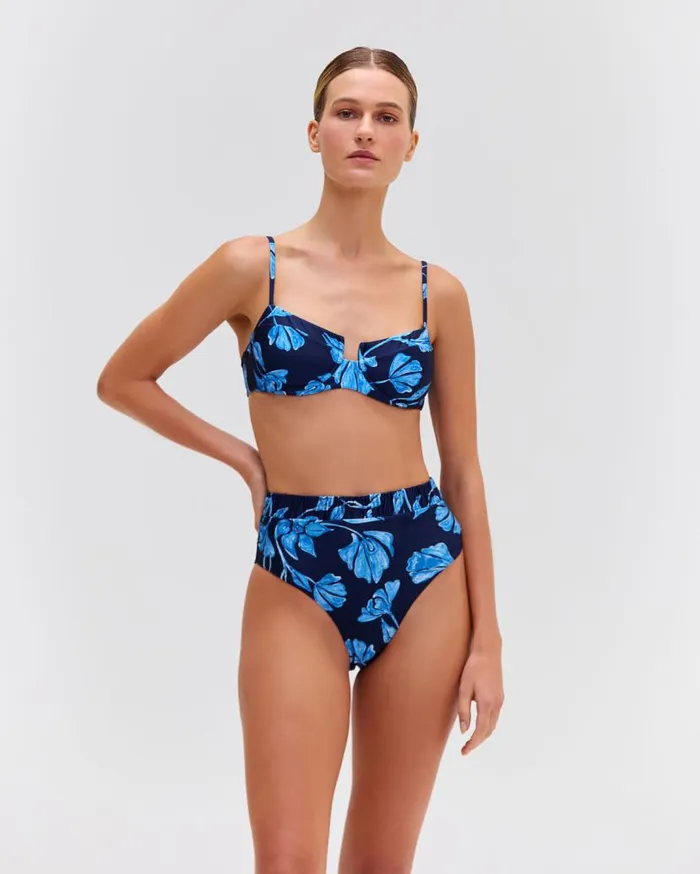 Swim Nightflower High Cut Bikini Bottom FINAL SALE PatBO Bikinis