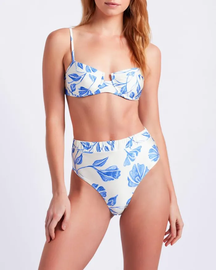 Swim Nightflower Underwire Bikini Top FINAL SALE PatBO Bikinis