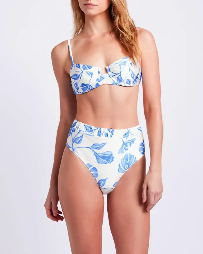 Swim Nightflower Underwire Bikini Top FINAL SALE PatBO Bikinis