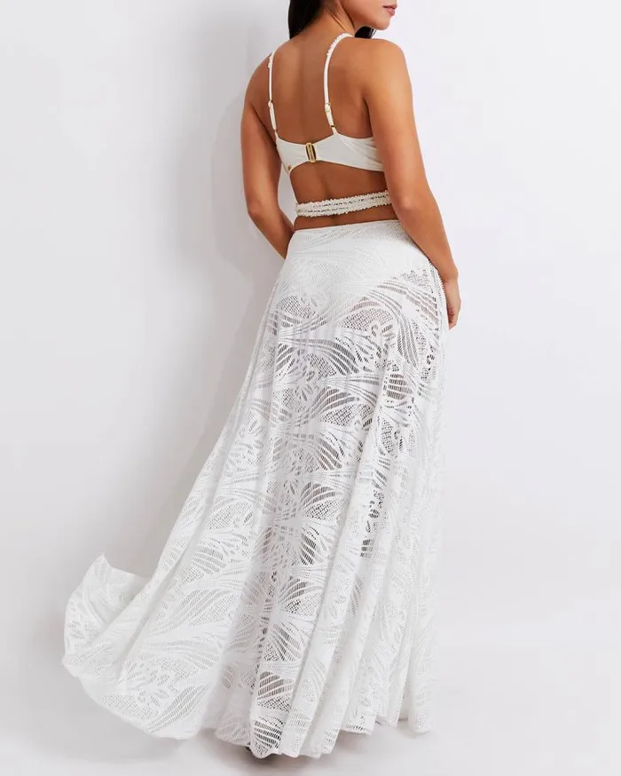 Swim Pearl Beaded Beach Dress FINAL SALE PatBO Beach Dresses
