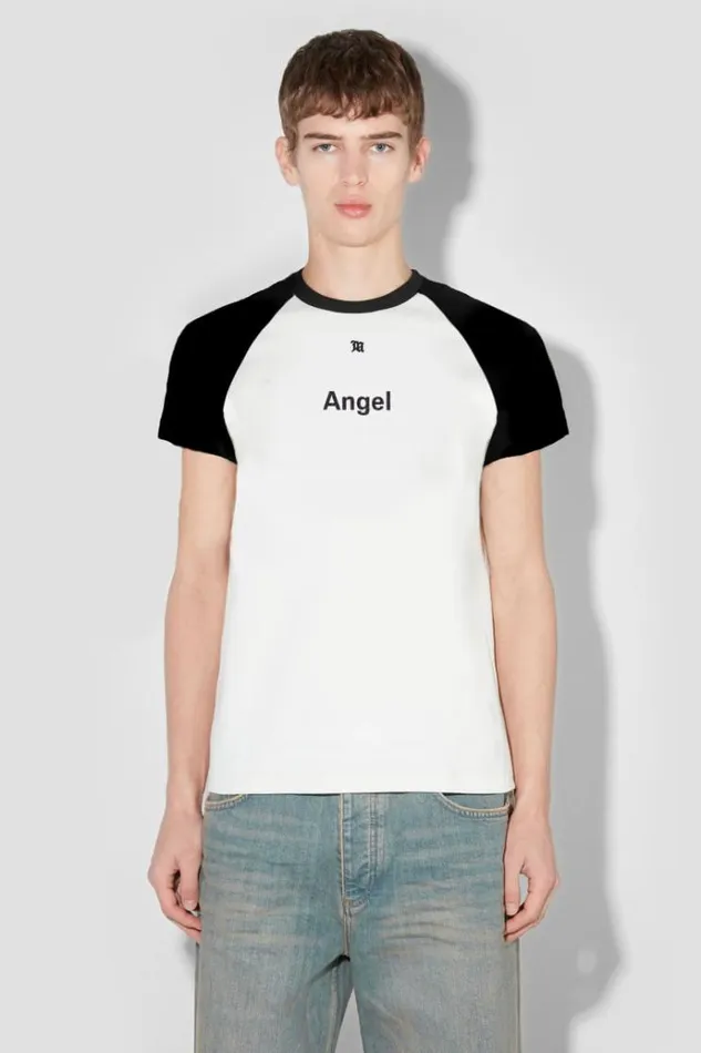 TShirts Men MISBHV Angel Raglan TShirt Off White
